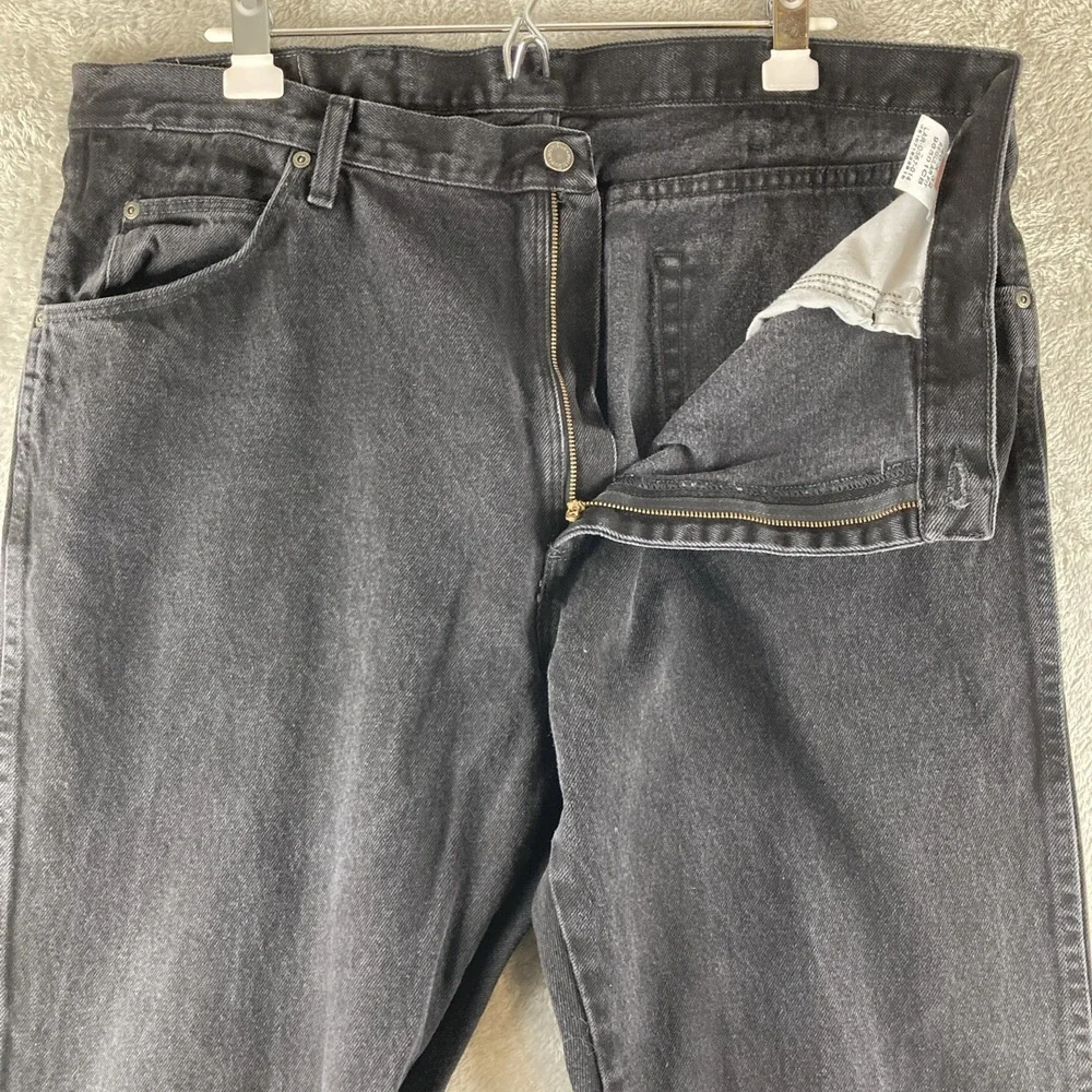 Wrangler Premium Quality‎ Black Jeans Men's Sz 40x32 Regular Fit 96501CB